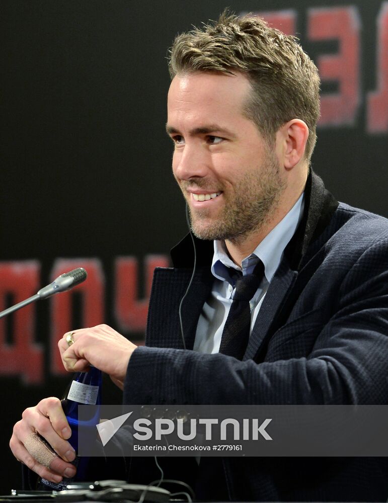 News conference and photocall with Deadpool star Ryan Reynolds