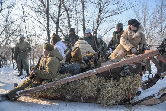 Reenactment of battles for Voronezh