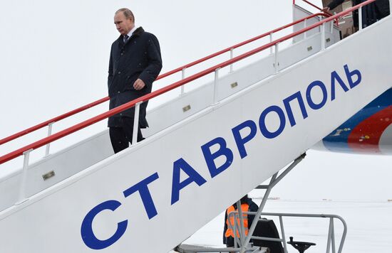 President Putin visits North Caucasus Federal District