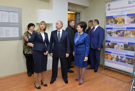 President Putin visits North Caucasus Federal District