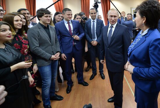 President Putin visits North Caucasus Federal District