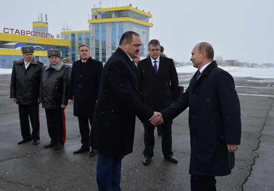 President Putin visits North Caucasus Federal District