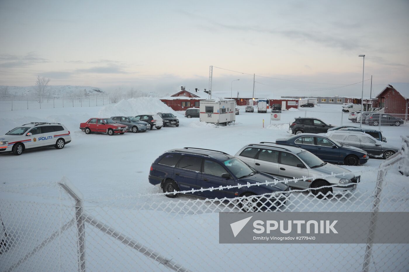 winter, snow, fence, horizontal, landscape, aircraft