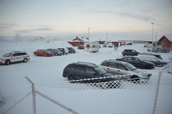winter, snow, fence, horizontal, landscape, aircraft