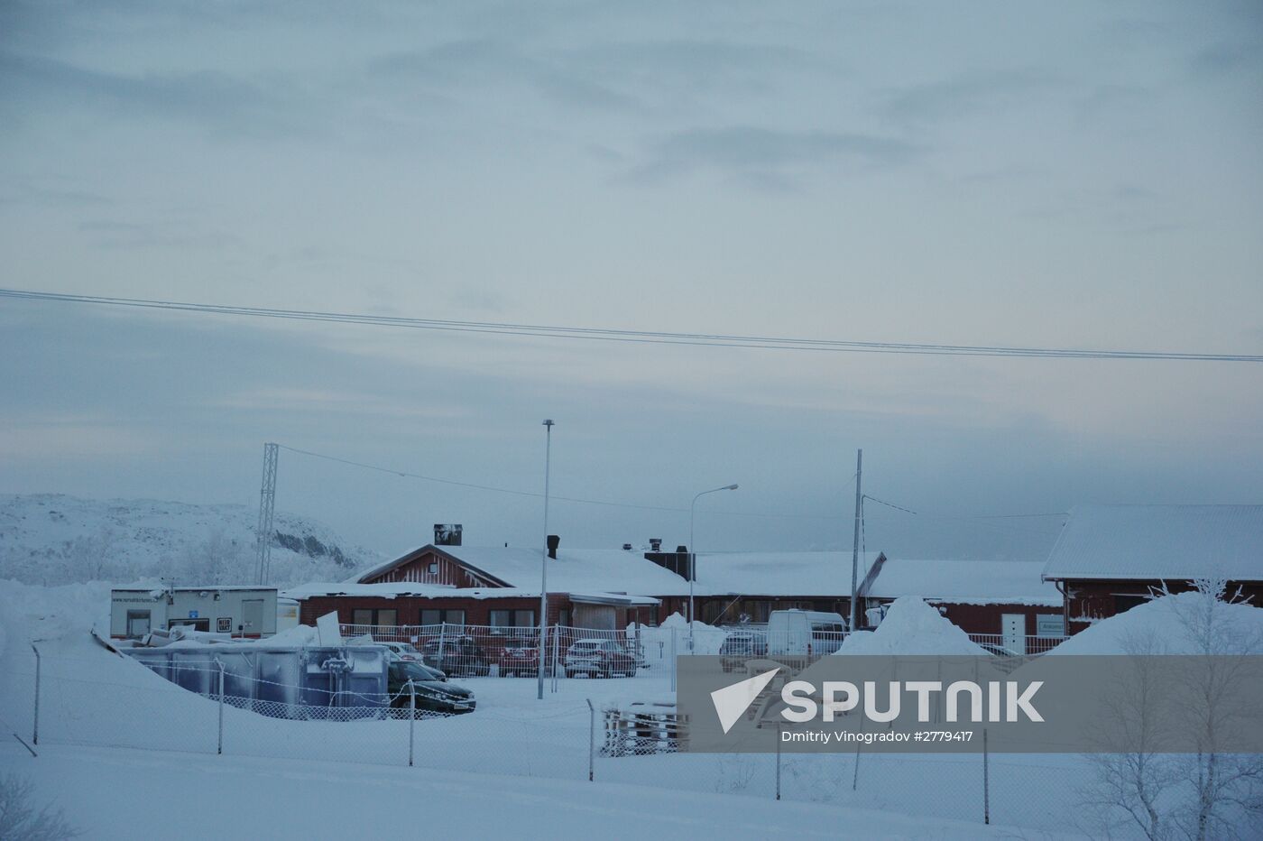 A refugee camp near Kirkenes, northern Norway