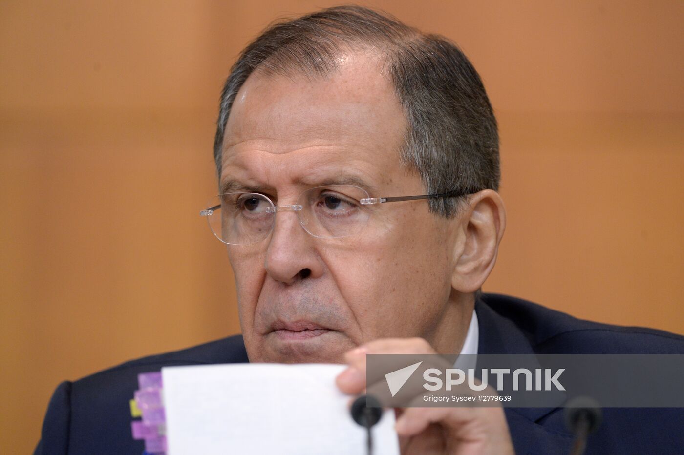 News conference with Russian Foreign Minister Sergei Lavrov