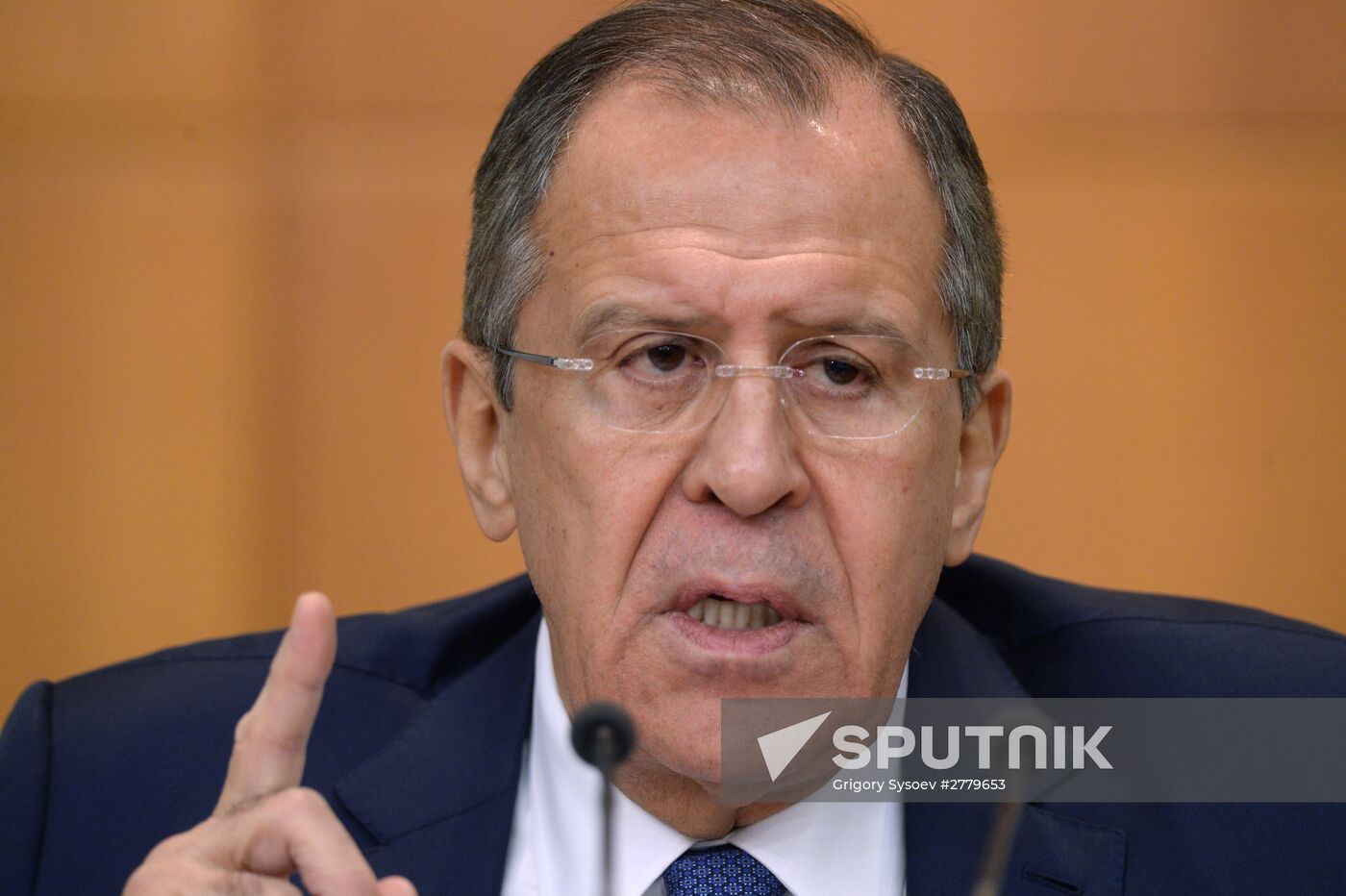News conference with Russian Foreign Minister Sergei Lavrov