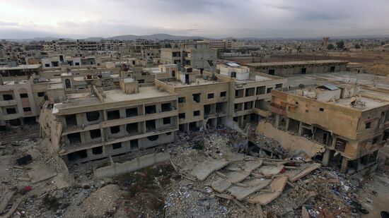 Syrian army fights in Syria's Darayya