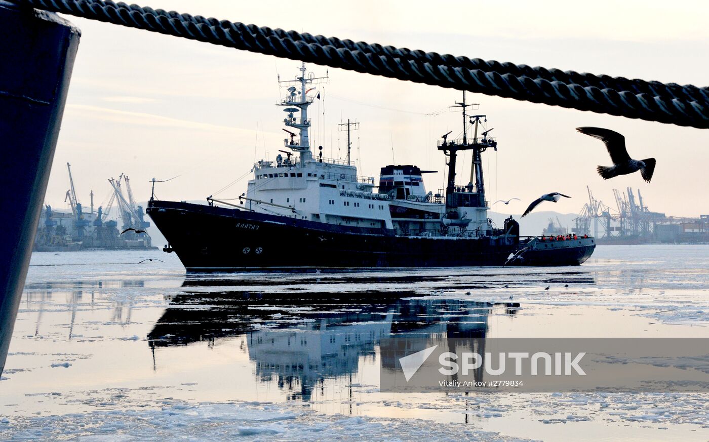 Welcome ceremony for Pacific Fleet's ships in Vladivostok