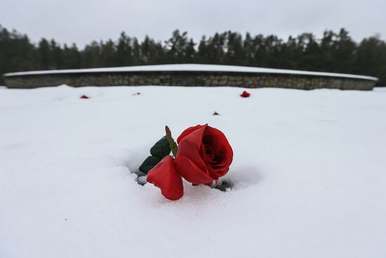 Sobibor extermination camp memorial