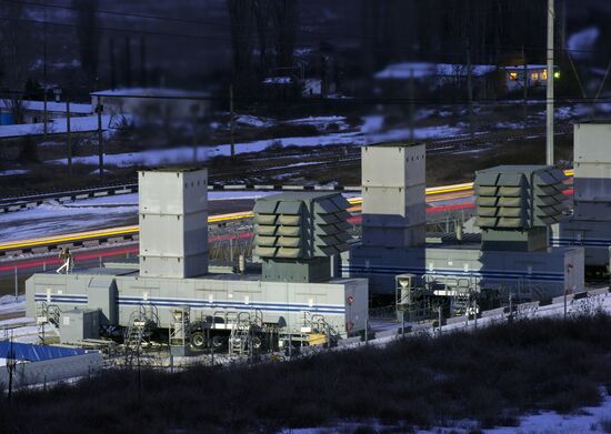Fifteen mobile gas turbine power plants generate power for Crimea