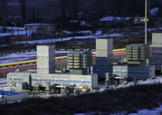 Fifteen mobile gas turbine power plants generate power for Crimea