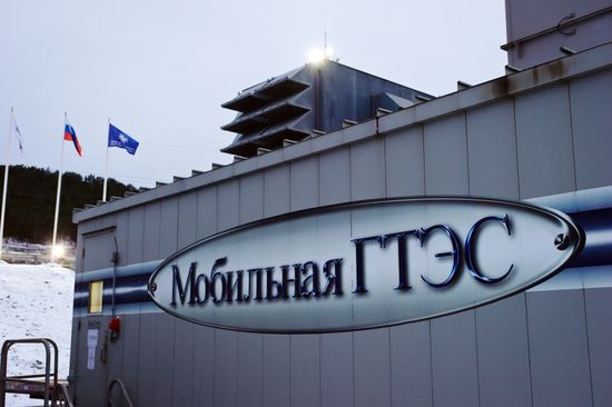 Fifteen mobile gas turbine power plants generate power for Crimea