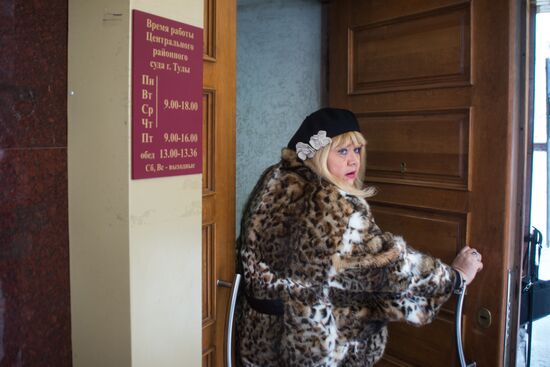 Olga Dyachuk, press secretary of Tula's court department