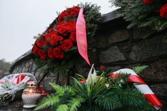 Vladimir Medinsky commemorates victims of Nazism at Sobibor former extermination camp