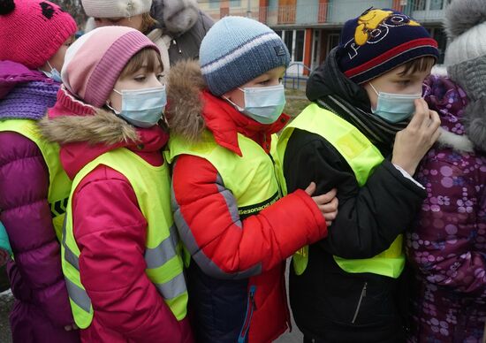 Kaliningrad schoolchildren study driving regulations