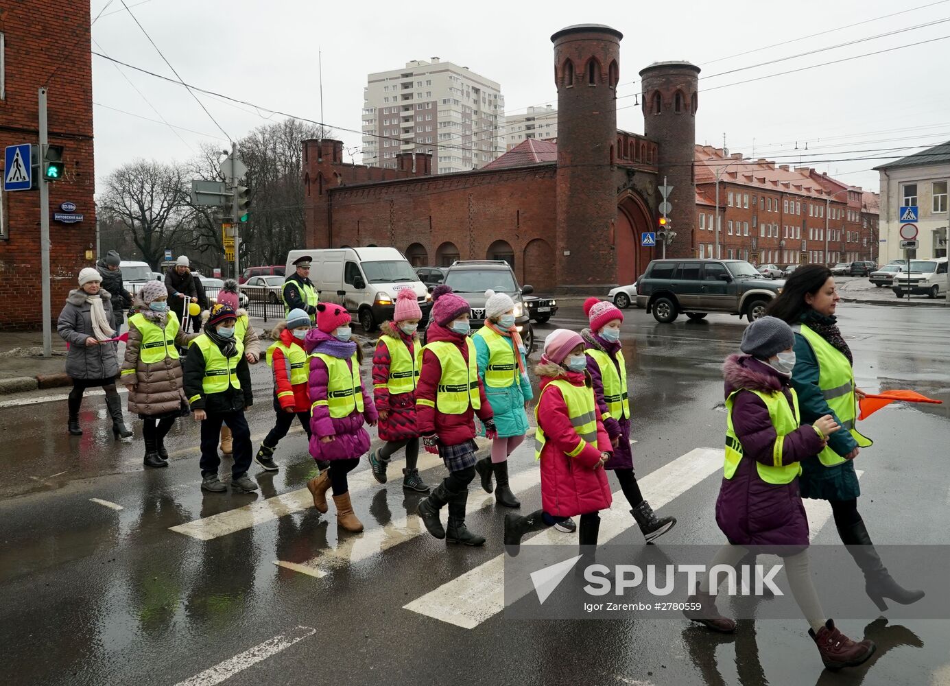 Kaliningrad schoolchildren study driving regulations