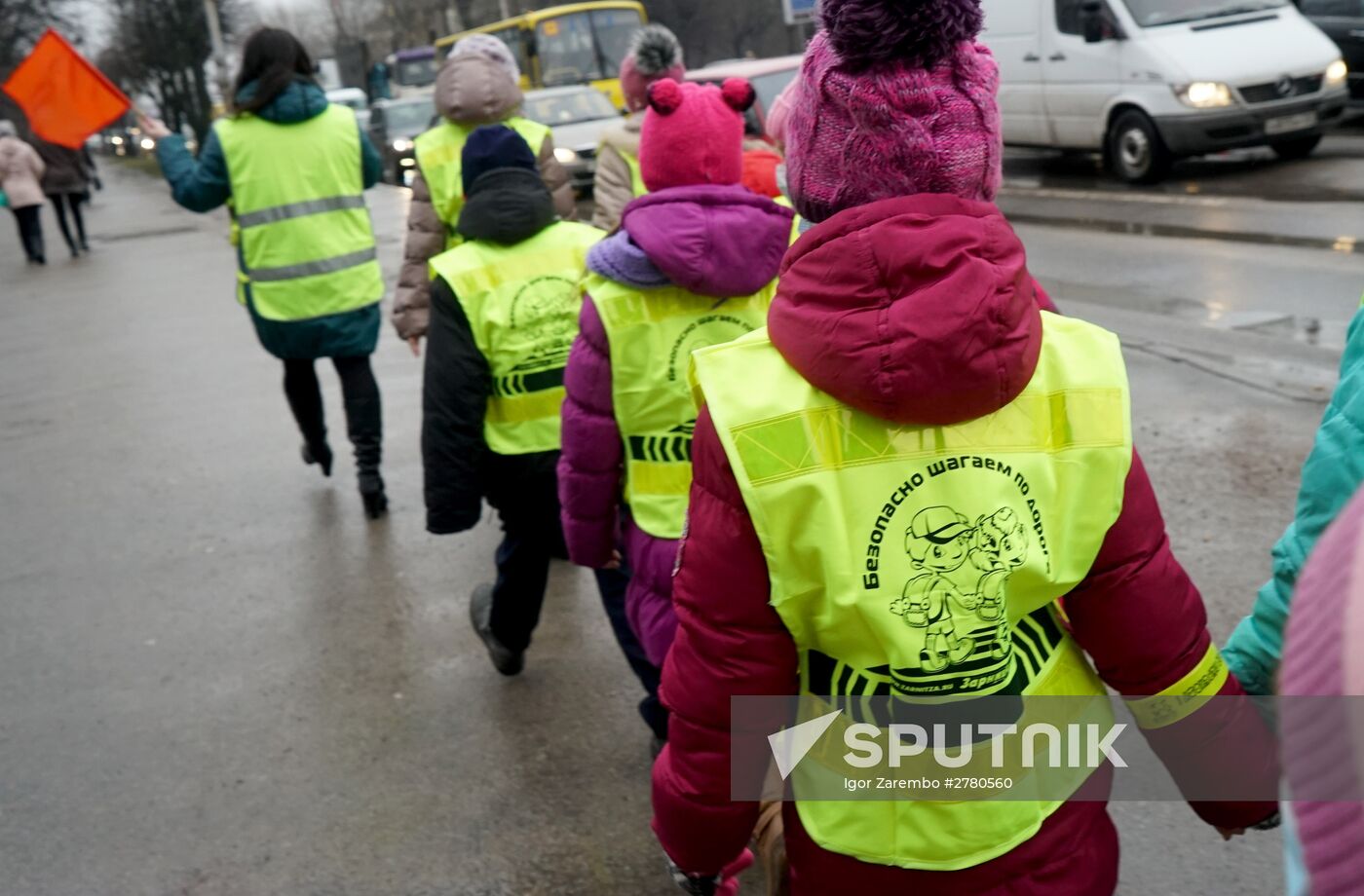 Kaliningrad schoolchildren study driving regulations