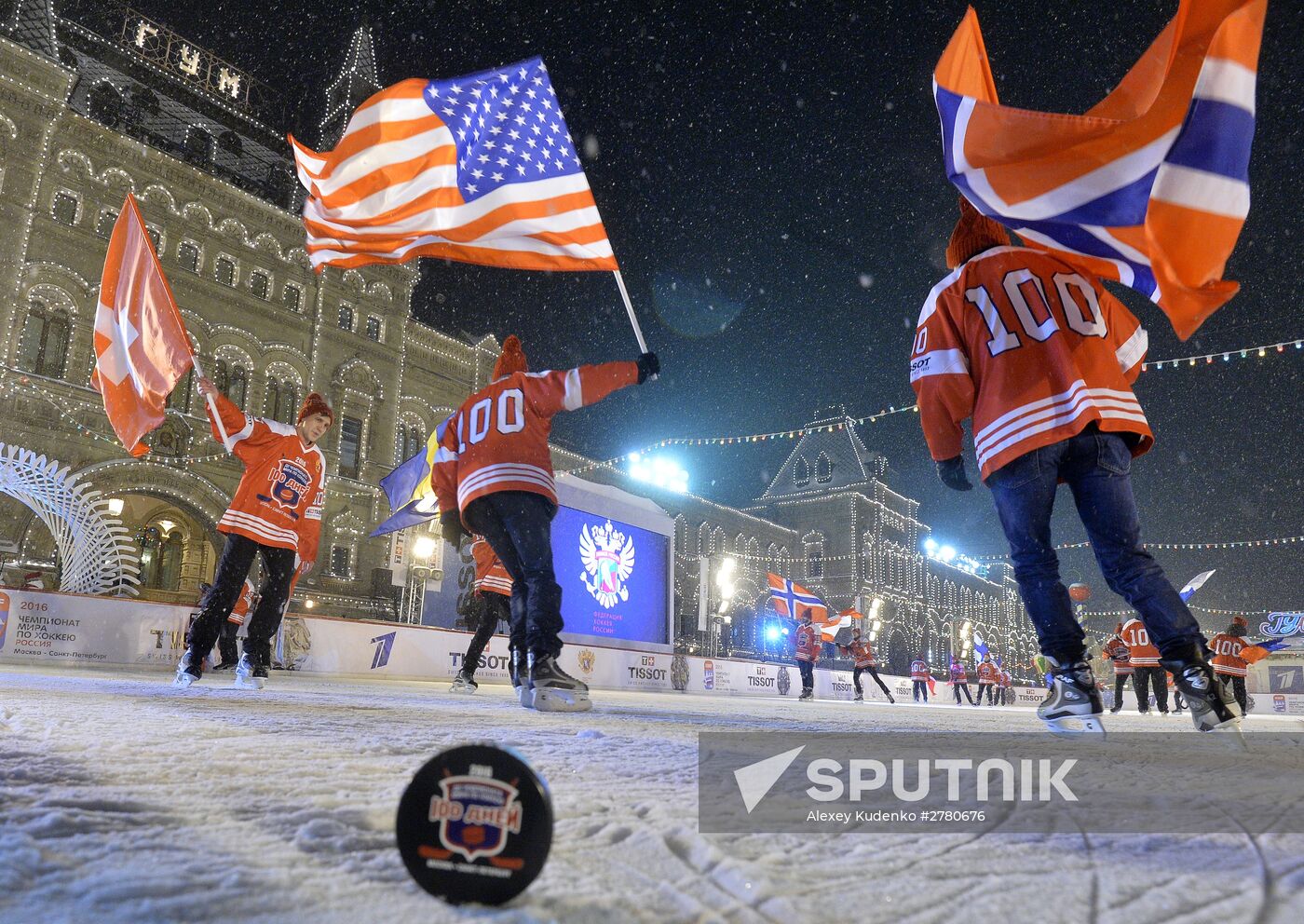 100-day countdown to 2016 IIHF Ice Hockey World Championship in Russia