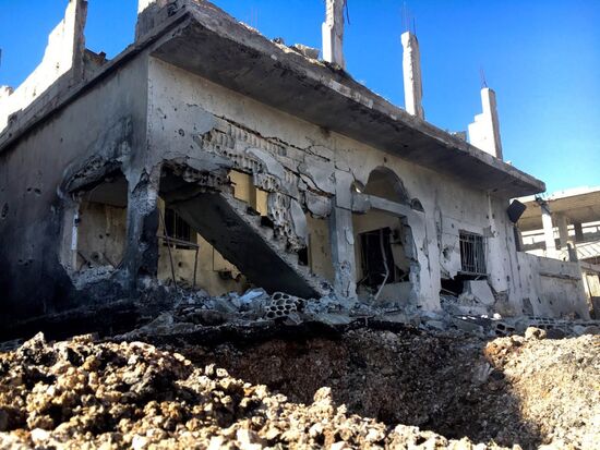 Al-Shaykh Maskin town liberated from ISIS in Syria's Daraa province
