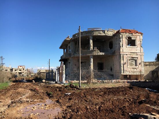 Al-Shaykh Maskin town liberated from ISIS in Syria's Daraa province