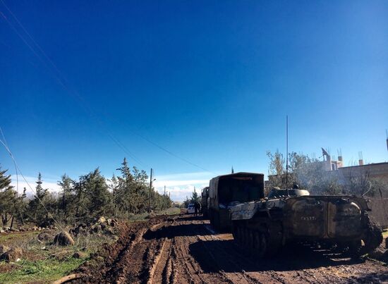 Al-Shaykh Maskin town liberated from ISIS in Syria's Daraa province