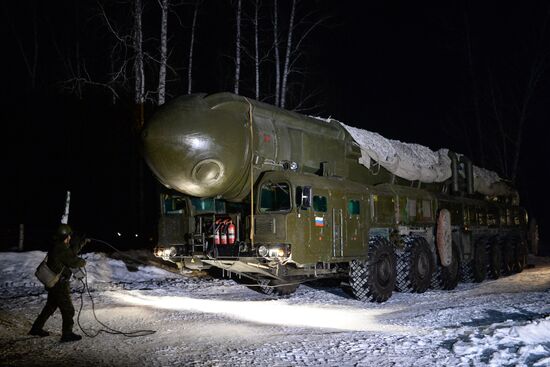 Missile systems on station in Novosibirsk Region