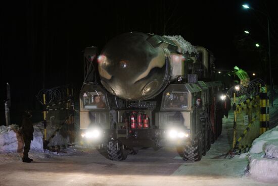 Missile systems on station in Novosibirsk Region