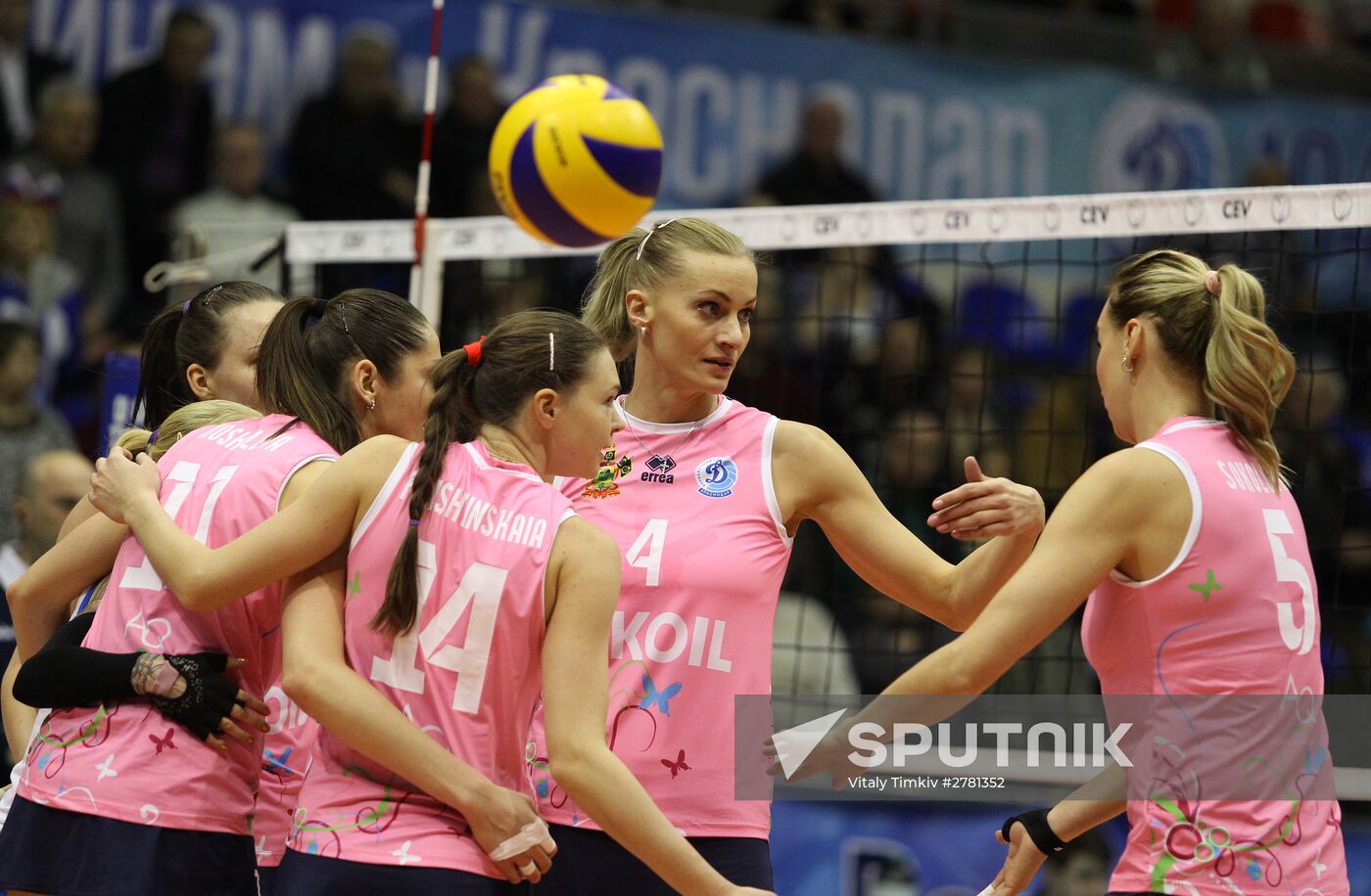 Volleyball CEV Cup. Women. Dinamo Krasnodar vs. Stiinta Bacau