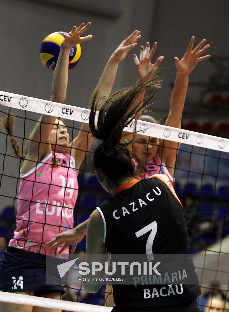 Volleyball CEV Cup. Women. Dinamo Krasnodar vs. Stiinta Bacau