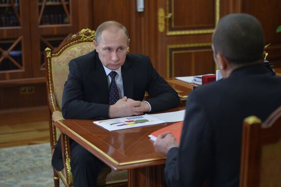 President Putin meets with leader of Chuvashia