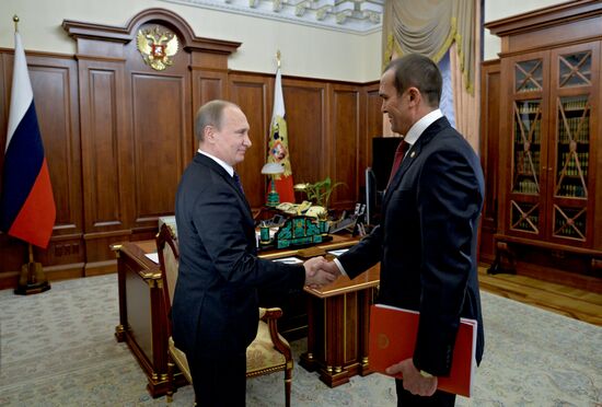 President Putin meets with leader of Chuvashia