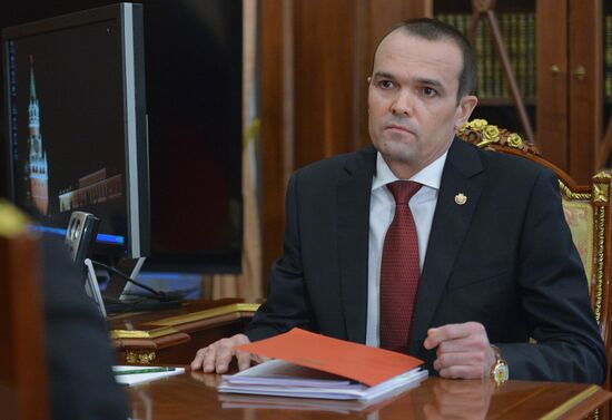 President Putin meets with leader of Chuvashia