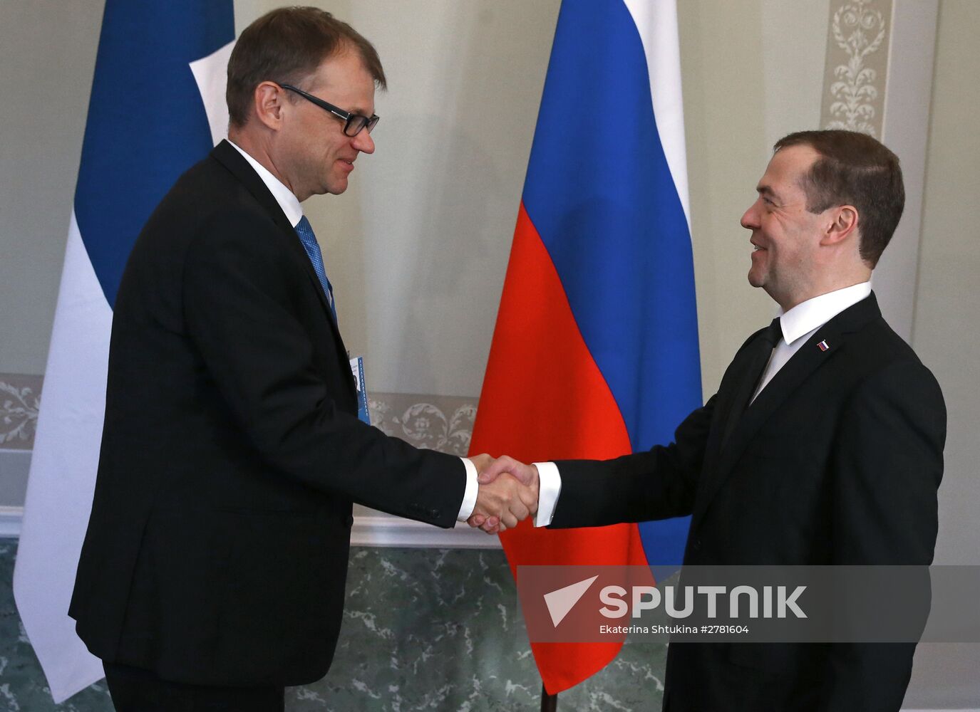 Dmitry Medvedev meets with Prime Minister of Finland in St. Petersburg