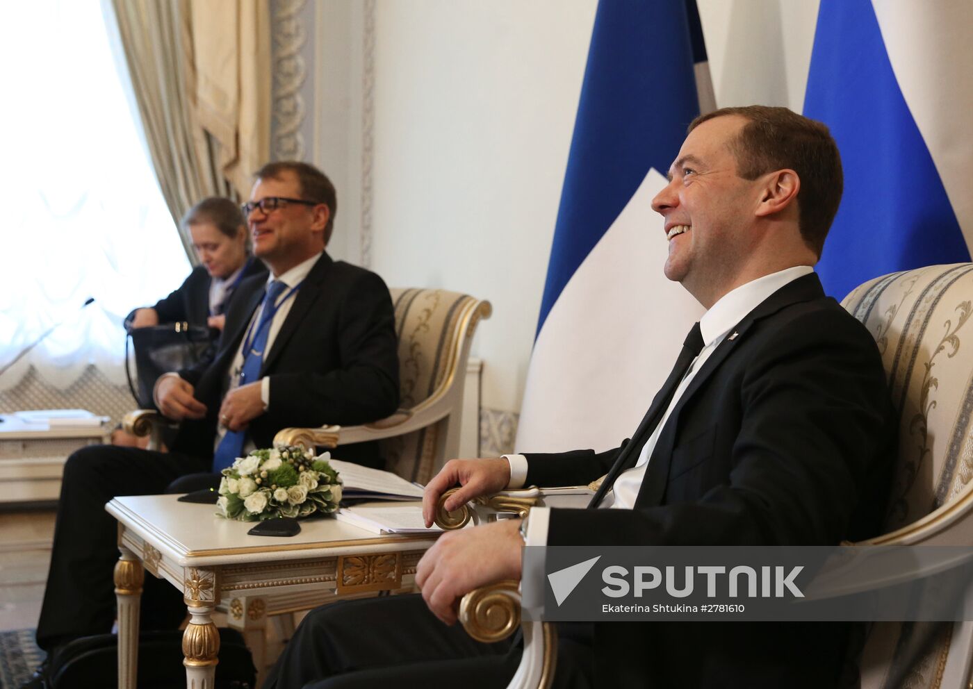 Dmitry Medvedev meets with Prime Minister of Finland in St. Petersburg