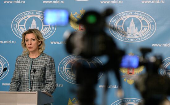 Briefing by Foreign Ministry's spokesperson Maria Zakharova