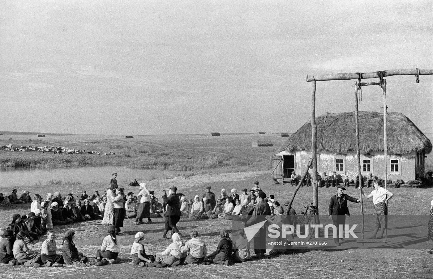 Village circle dance