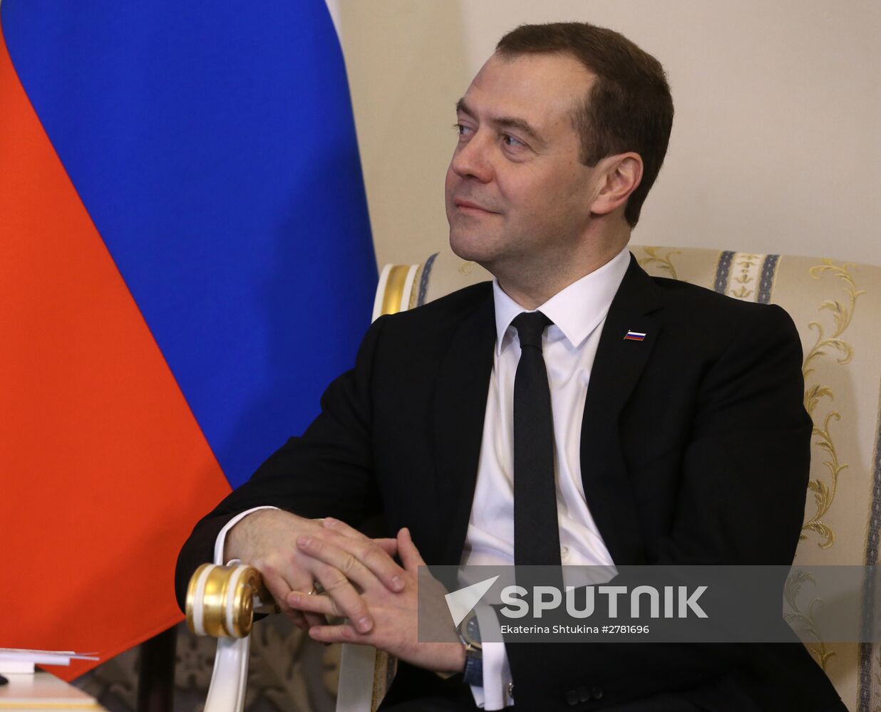 Prime Minister Medvedev meets with Finland's counterpart Juha Sipilä