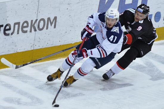 Ice hockey. KHL. Traktor vs. Metallurg Magnitogorsk