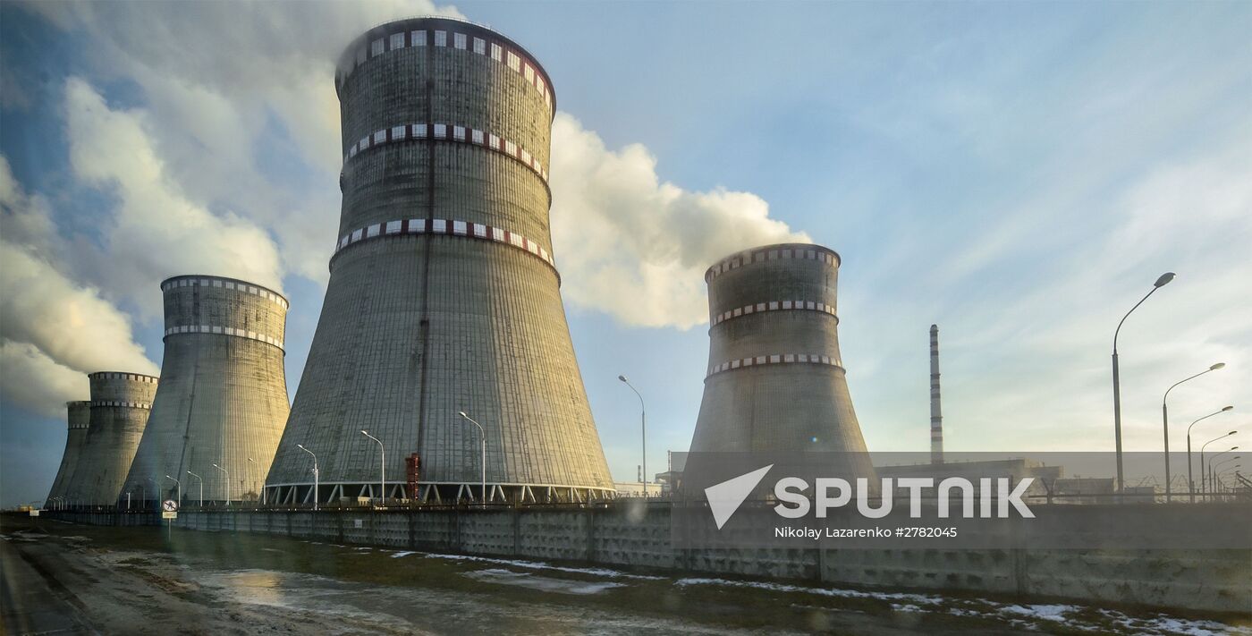 Ukrainian President Petro Poroshenko visits Rovenskaya nuclear power plant