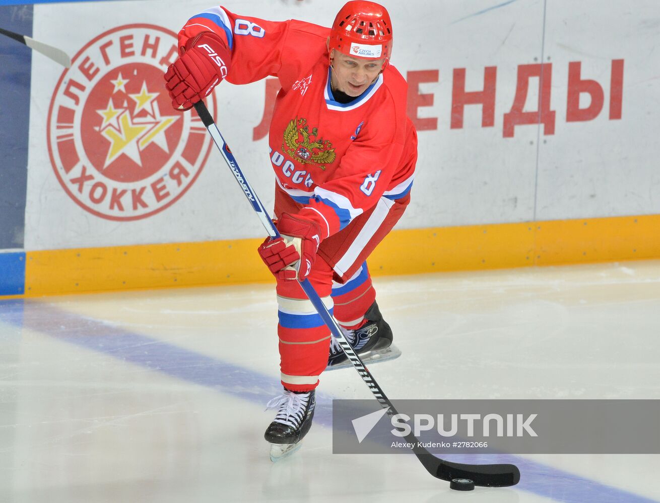 Hockey. World Legends Hockey League. Russia vs Finland