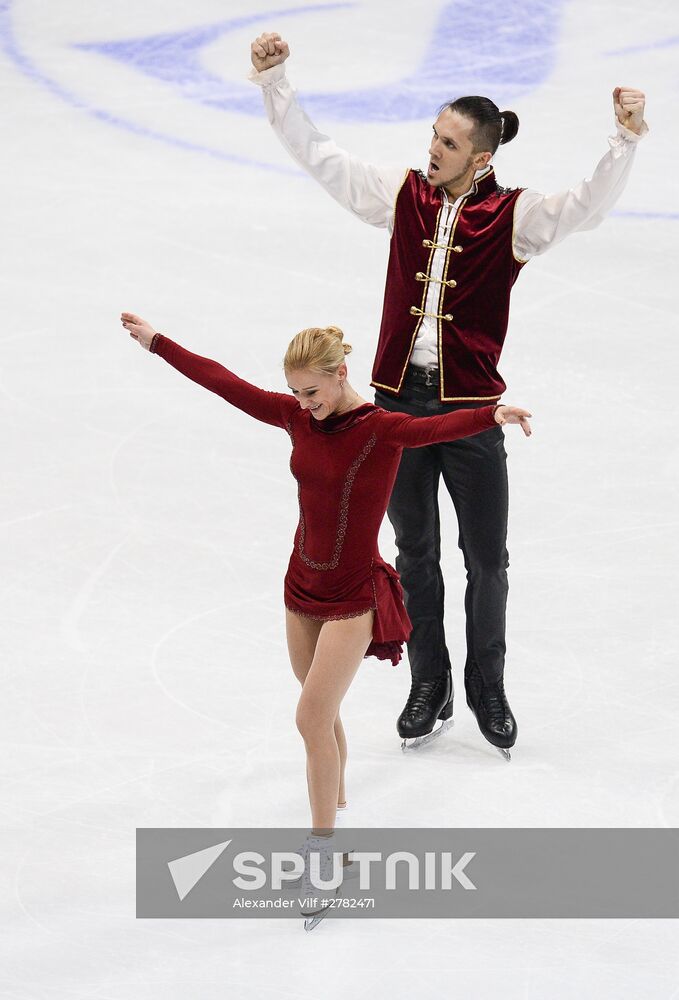 Figure Skating. European Championships. Pairs. Free program