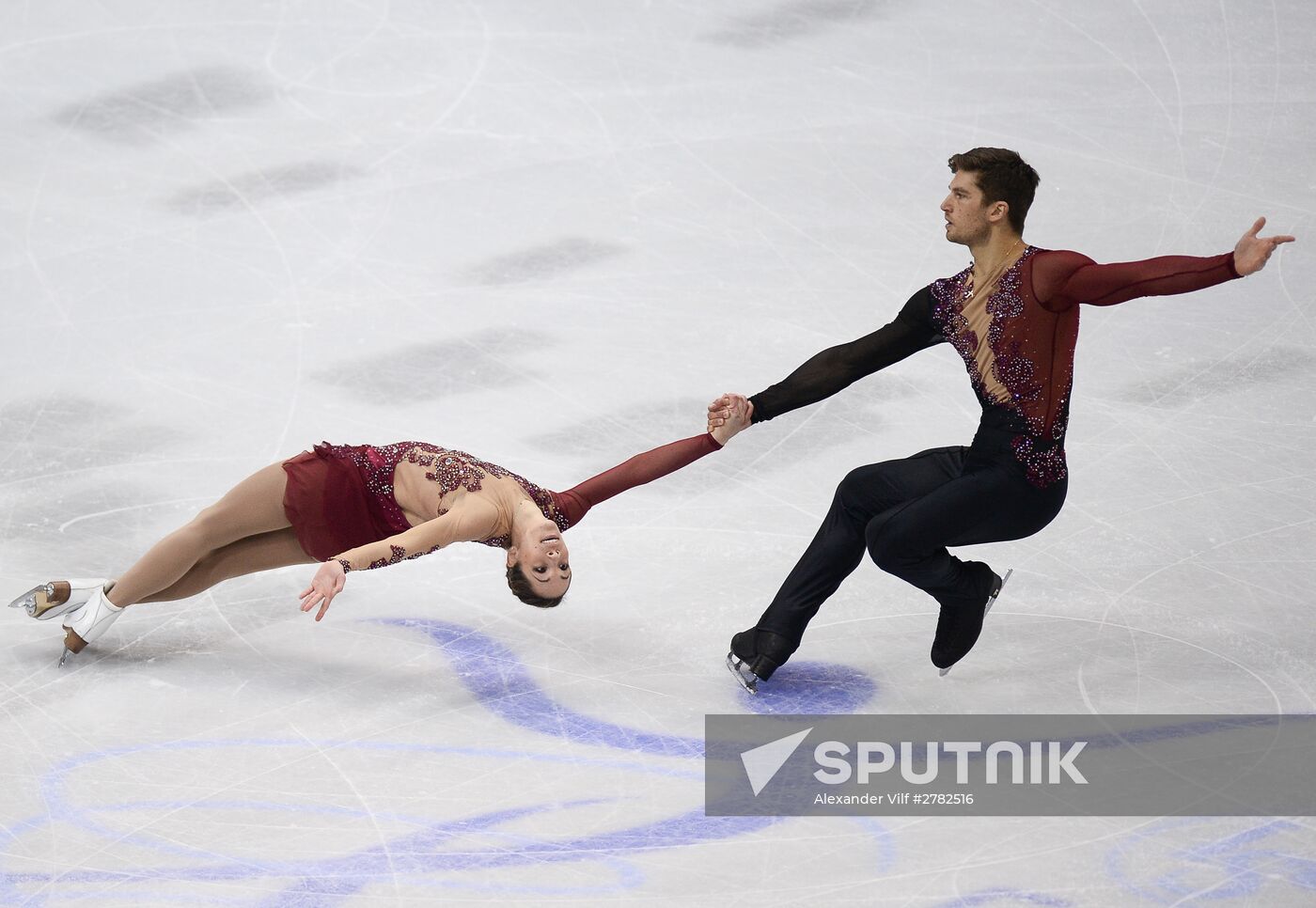 European Figure Skating Championships. Pairs. Free skating