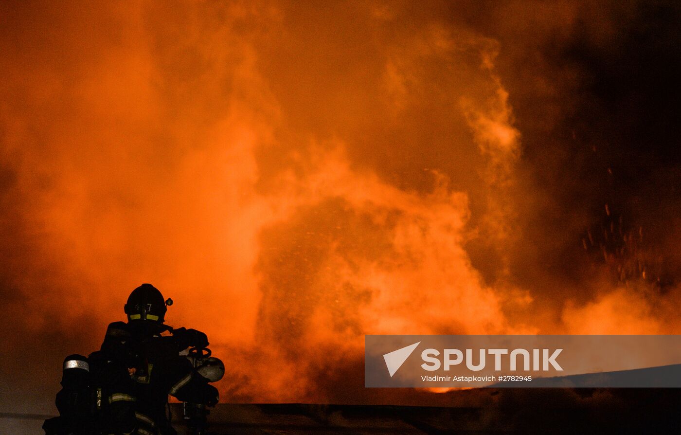 Fire at sewing enterprise in eastern Moscow