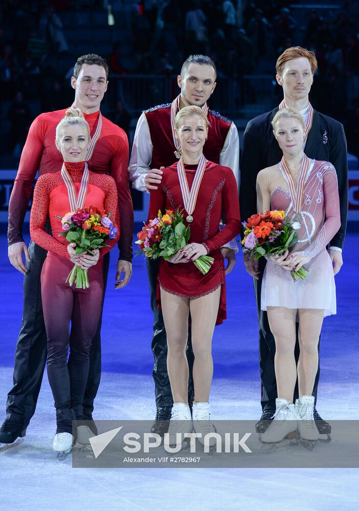 European Figure Skating Championships. Pairs. Free skating