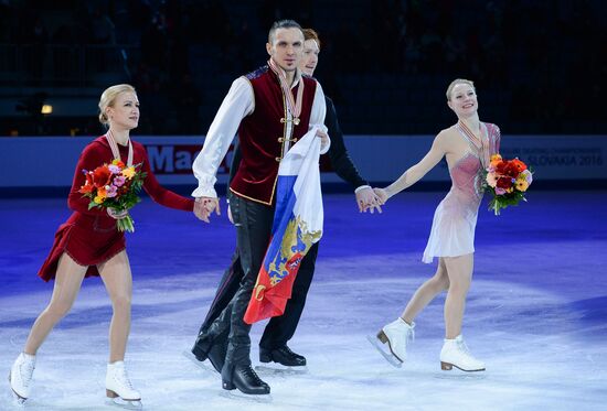 European Figure Skating Championships. Pairs. Free skating