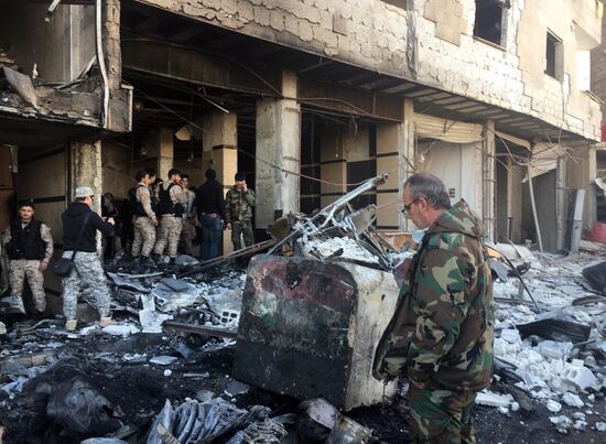 Aftermath of double terror attack in Sayyidah Zaynab, Damascus