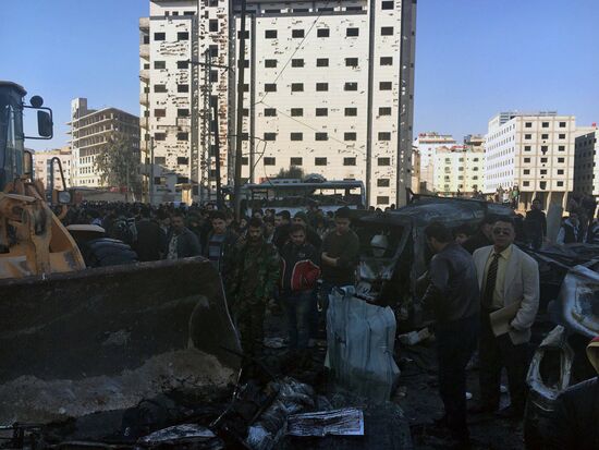 Aftermath of double terror attack in Sayyidah Zaynab, Damascus