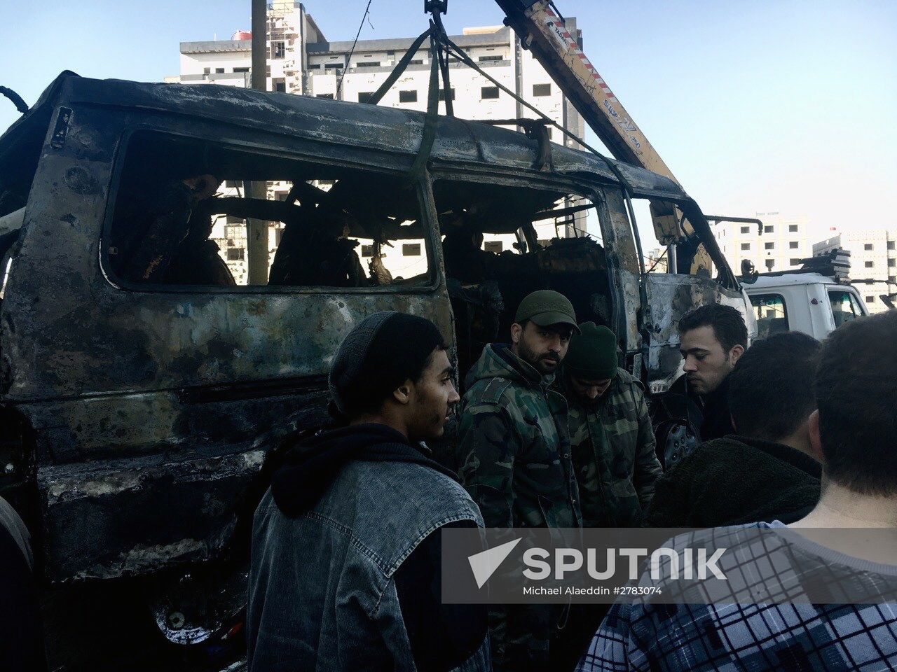 Aftermath of double terror attack in Sayyidah Zaynab, Damascus