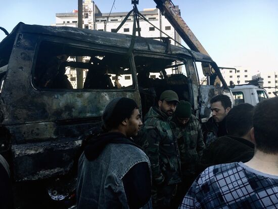 Aftermath of double terror attack in Sayyidah Zaynab, Damascus